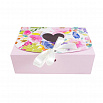 Коробка для сладостей "Цветочная розовая" с лентой, 16*11*5 см фото 3
