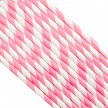 Палочки бумажные Лента Розовая 200*6 мм, 25 шт