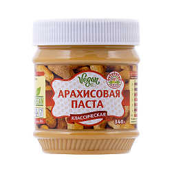 Паста арахисовая "Азбука продуктов" Классическая кремовая, 340 гр