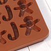 Форма силиконовая для шоколада "Пряничный человек" 20*10 см, 12 ячеек фото 3