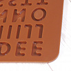Форма силиконовая для шоколада "Алфавит английский" (двойной) 20,5*11,5 см, 50 ячеек фото 2