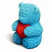 Форма 3D "Медвежонок с сердечком в обнимку", пластик фото 2