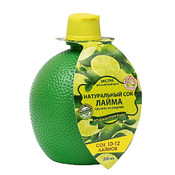 Натуральный сок лайма "Азбука продуктов", 200 мл