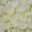 Вафельные цветы Розы малые Белые Коробка, 160 шт. фото 1