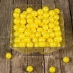 Сахарные шарики Желтые перламутровые 10 мм, 50 гр фото 1
