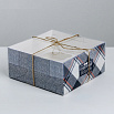 Коробка для 4 капкейков с прозрачной крышкой "Особенный подарок",16*16*7,5 см фото 1