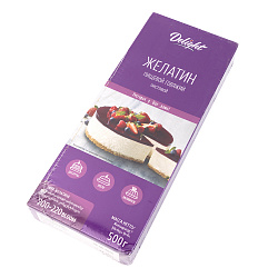 Листовой желатин Delight, 200 - 220 блюм, 500 г
