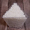 Сахарные шарики белые перламутровые 4 мм, 50 гр фото 1