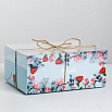 Коробка для 6 капкейков с прозрачной крышкой «Страна роз, present», 16*23*10 см фото 1