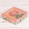 Коробка для сладостей "Вечернее чаепитие", 12*12*3,5 см фото 4