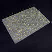 Переводной лист для шоколада Желтый Космос, 21*30 см фото 1