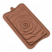 Форма силиконовая для шоколада "Плоская роза", плитка 15*7,5см фото 1