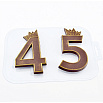 Форма для шоколада "Королевские Цифры 45", пластик фото 1