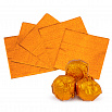 Обертка для конфет Оранжевая 8*8 см, 100 шт. фото 1